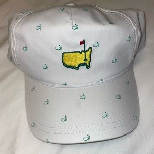 2022 MASTERS Hat. All Over Logo Print Design. Adjustable Strap Back. NWT.